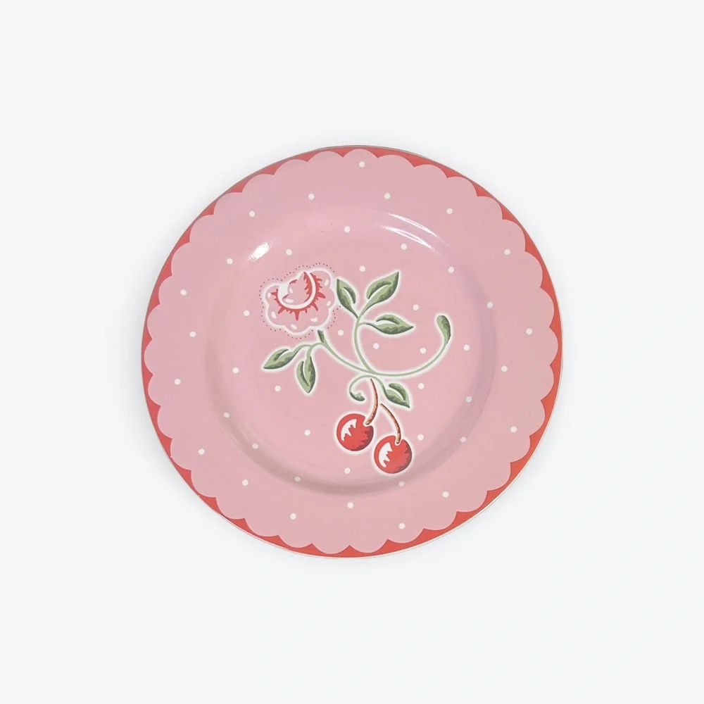 Set of 4 Mary‎ Engelbreit Cherry Blossom Dessert Plates by Sakura